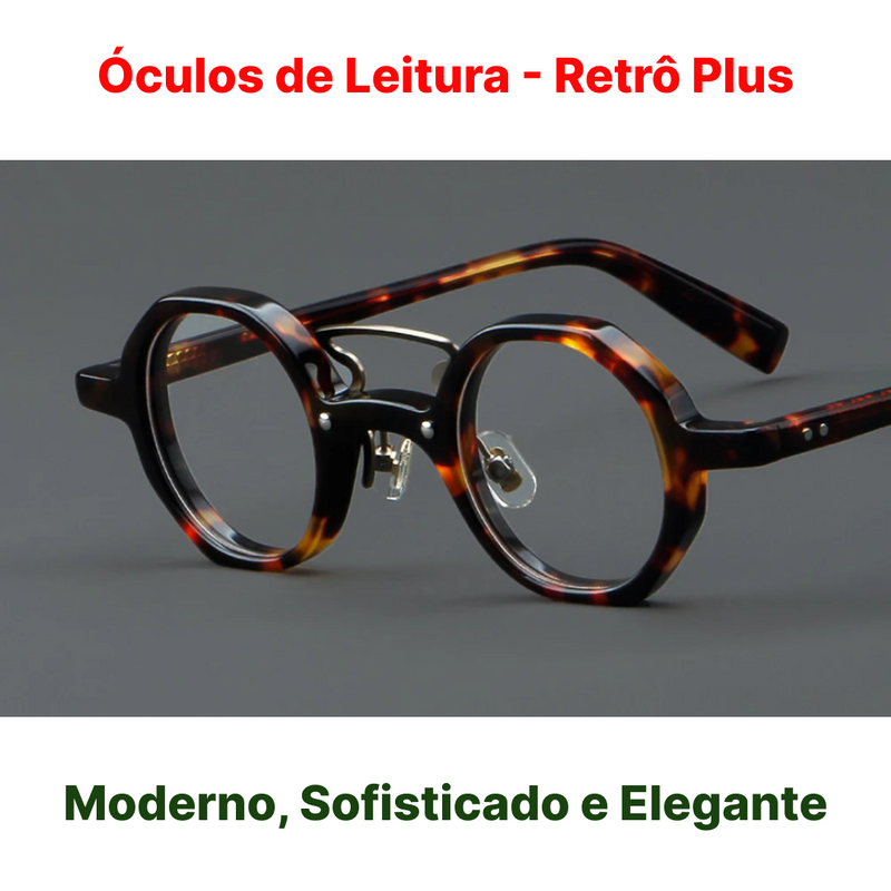 Óculos de Leitura - Retrô Plus