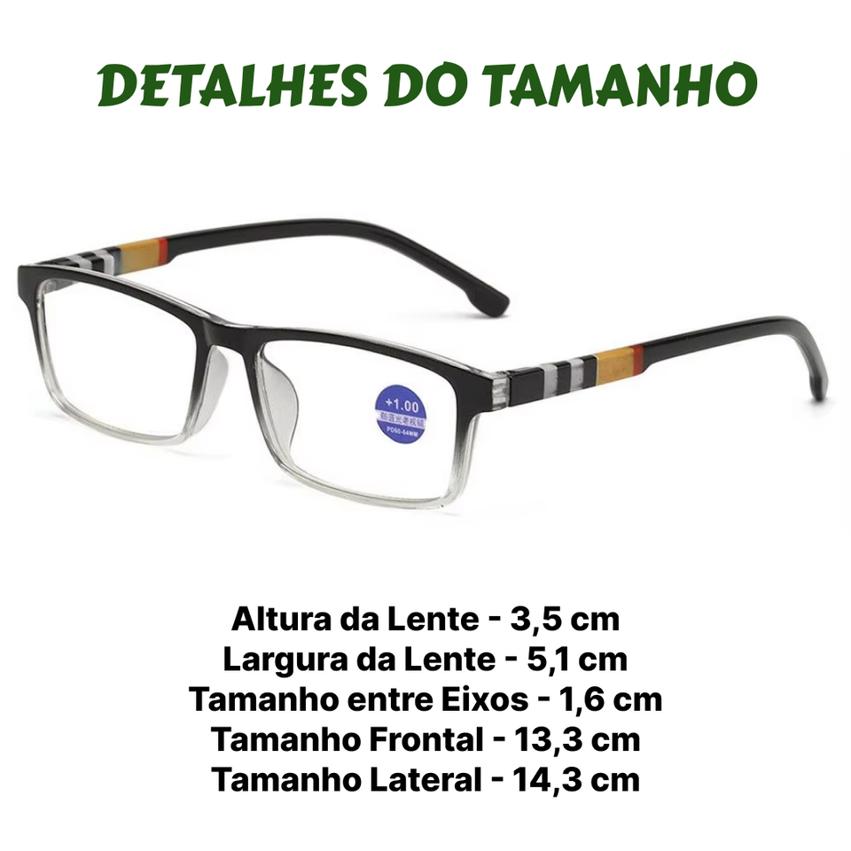 Óculos de Leitura - Top Square TR90