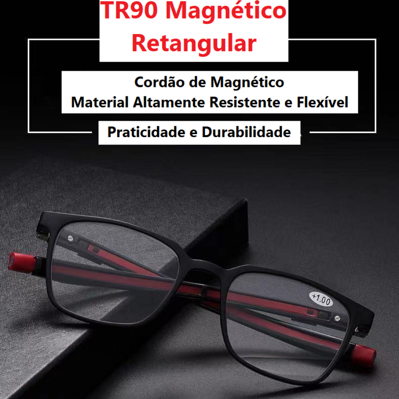 Óculos de Leitura – TR90 Cordão Magnético