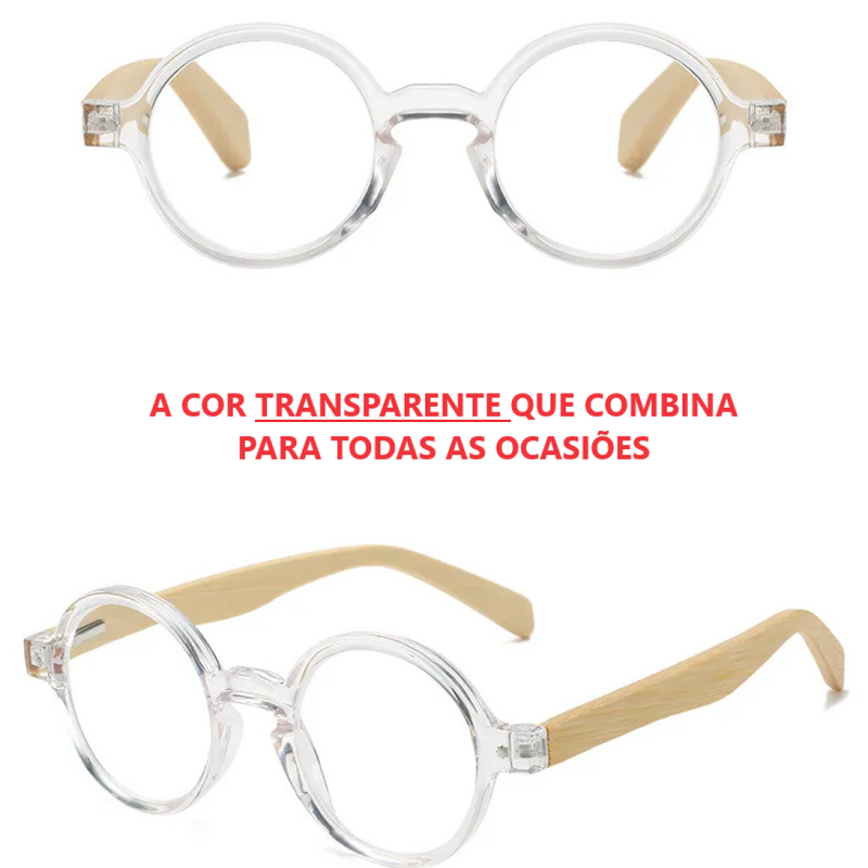 Óculos de Leitura - Round Madeira