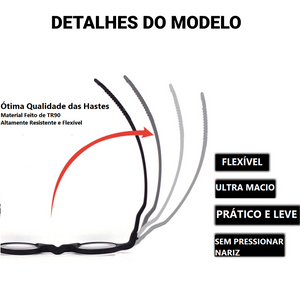 Óculos de Leitura - Retrô Flexível