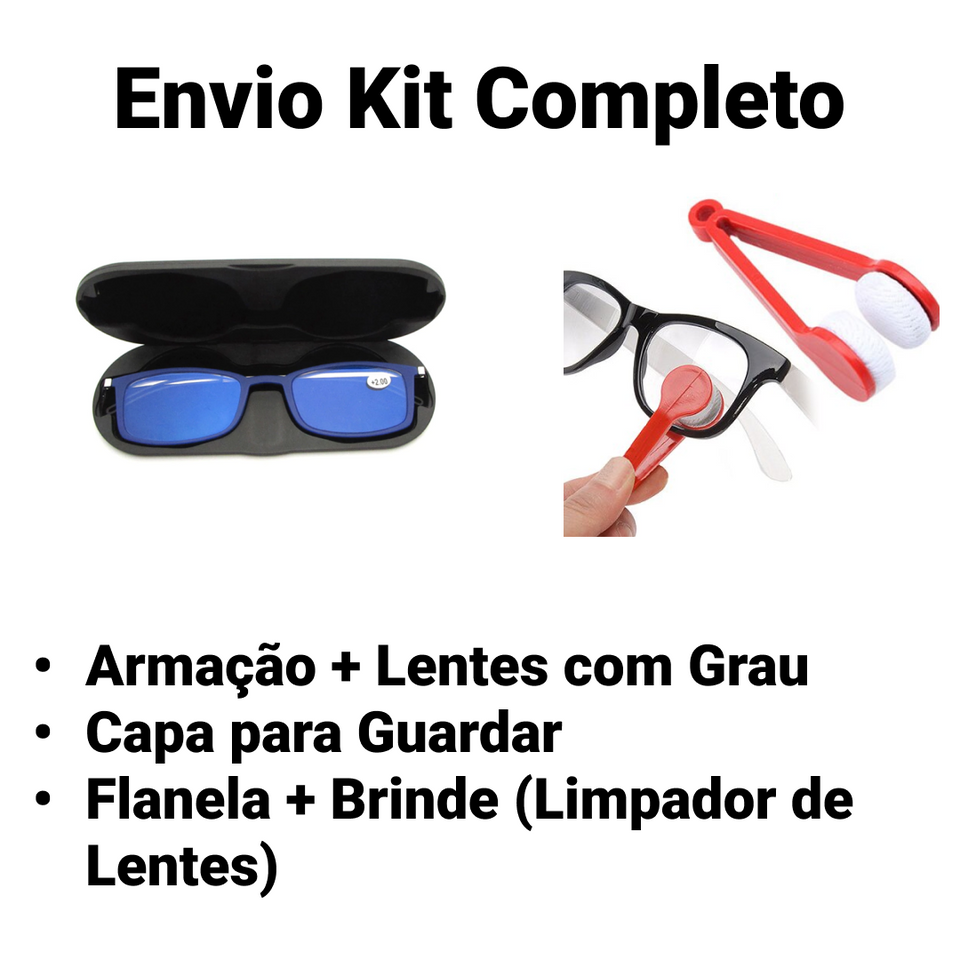 Óculos de Leitura - SuperFino Retangular