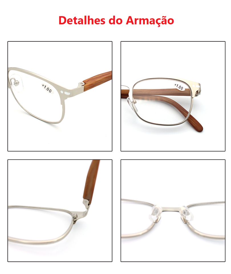 Óculos de Leitura - Eco Retangular
