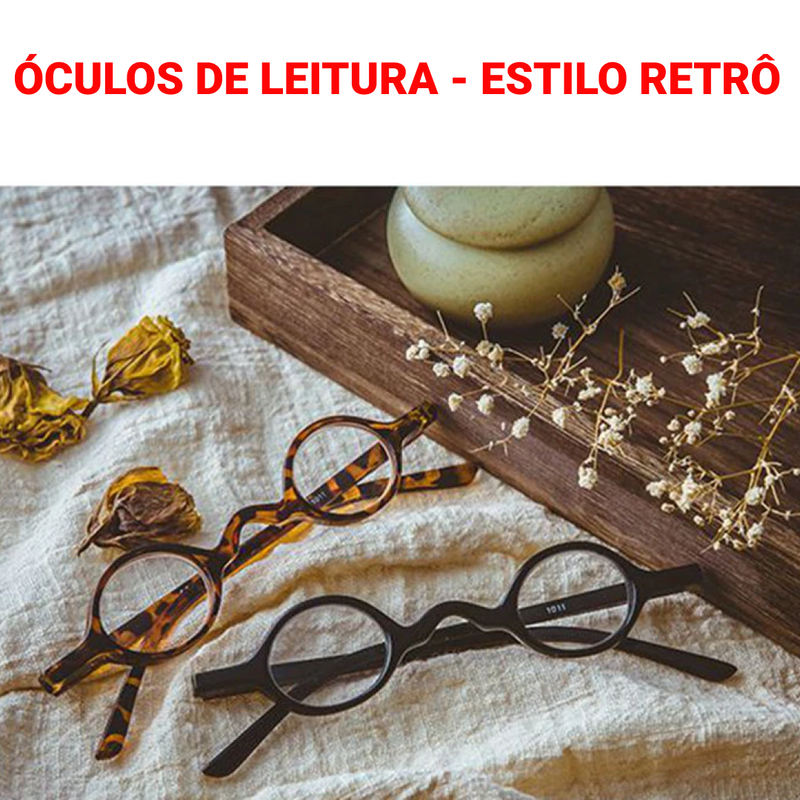 Óculos de Leitura - Estilo Retrô