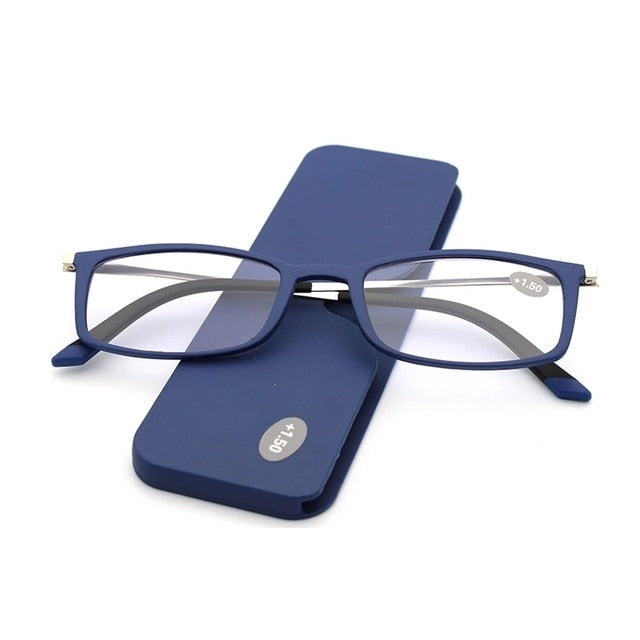 Óculos de Leitura - Porta Celular Redondo/Retangular
