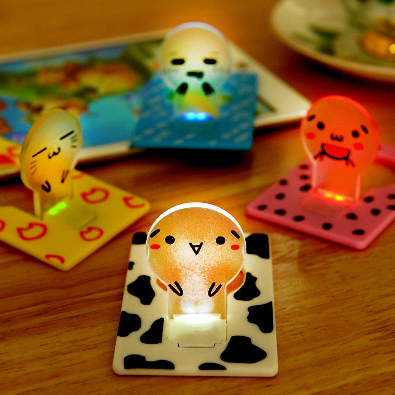 Mini Luz LED Porta Cartão