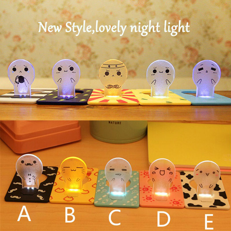 Mini Luz LED Porta Cartão