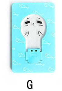 Mini Luz LED Porta Cartão