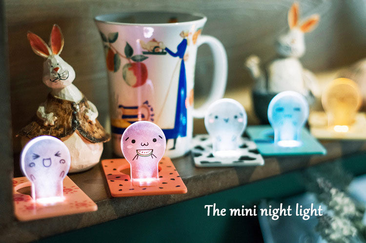 Mini Luz LED Porta Cartão