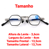 Óculos de Leitura - Alumínio Hexagonal