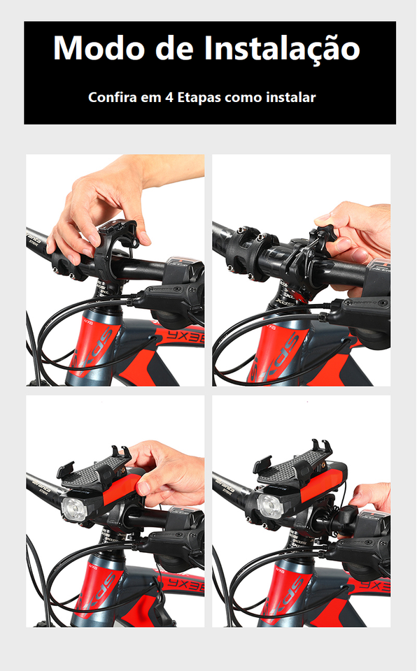 Suporte 4 em 1 Pro Bikes